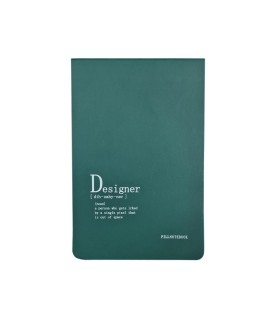دفتر طراحی پیل مدل کانسپت طرح Designer سایز A5 - رنگ سبز