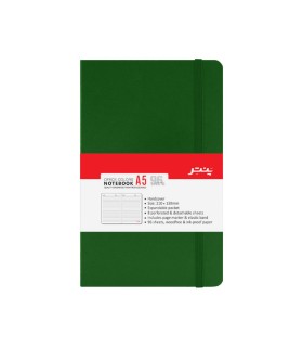 دفتر یادداشت 96 برگ پنتر سایز A5 - یشمی