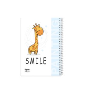 دفتر نقاشی فانتزی 60 برگ سیمی الیپون - کد 2551220