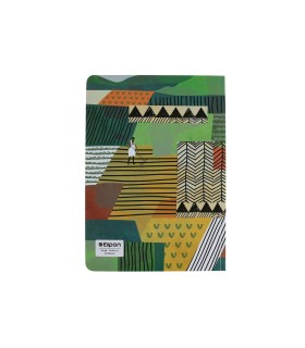 دفتر 60 برگ وزیری شومیز کلاسیک الیپون - کد 2152216