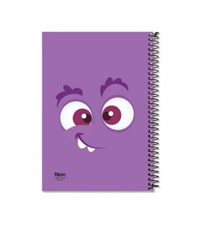 دفتر 40 برگ وزیری سیمی فانتزی الیپون - کد 2121528