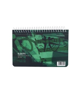 دفتر یادداشت سم با پرفراژ 10×15 سیم از 15 - طرح قطب نما