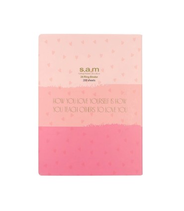 کلاسور 200 برگ 26 حلقه سم - طرح قلب