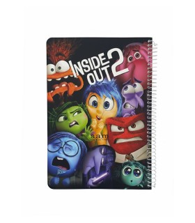 دفترسیمی وزیری فانتزی 100 برگ سم- طرح Inside Out 2