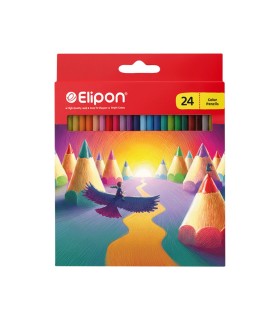 مداد رنگی 24 رنگ الیپون - کد 8125140