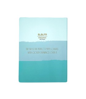 کلاسور 200 برگ 26 حلقه سم - طرح Sky