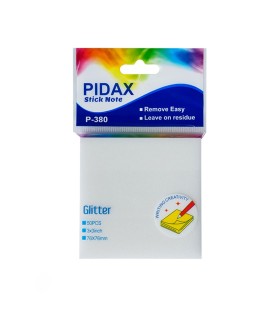 کاغذ یادداشت چسبدار (استیکی نوت) شفاف شاین دار پیداکس - رنگ سفید