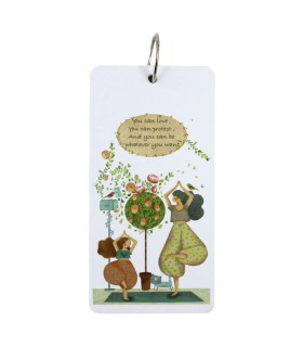 دفتر یادداشت حلقه دار women's life - طرح 1