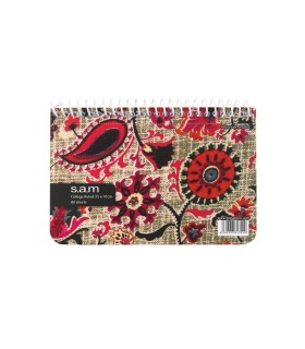 دفتر یادداشت سم با پرفراژ 10*15 سیم از 15 طرح 241