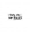 استیکر طرح there are no rules